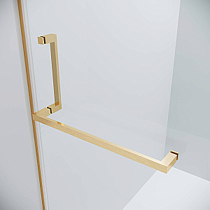 Душевой уголок Grossman Pragma 120х100 120.K33.03.1210.32.00 стекло прозрачное/профиль золото брашированное купить в интернет-магазине Sanbest