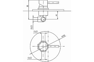 Смеситель для душа Rav-Slezak SEINA SE983LSM бронза купить в интернет-магазине сантехники Sanbest