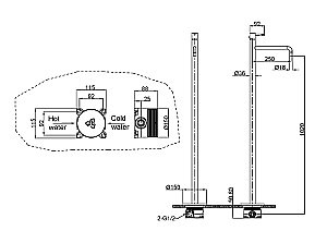 Смеситель для раковины Boheme Uno 107-MW белый матовый купить в интернет-магазине сантехники Sanbest