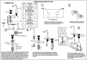 Смеситель для раковины Boheme TECH 158-GM графит купить в интернет-магазине сантехники Sanbest