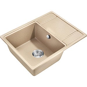 Мойка кухонная Milacio Navarra 65 Cuarzo MC.77064 бежевая купить в интернет-магазине сантехники Sanbest