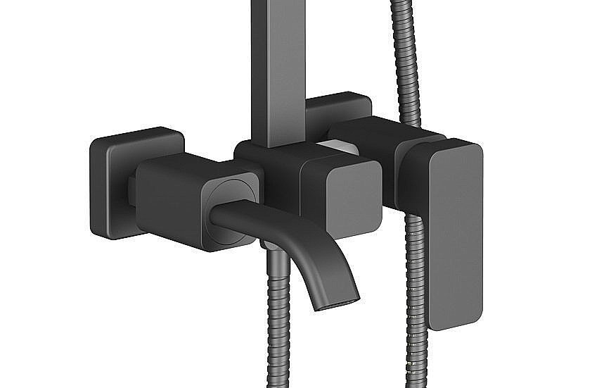 Душевая система Timo Selene SX-1013/03 черная матовая купить в интернет-магазине сантехники Sanbest