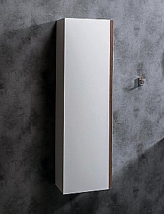 Пенал Armadi Art Capolda белый ручка дерево для ванной в интернет-магазине сантехники Sanbest