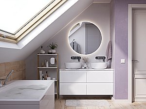 Раковина накладная Cersanit MODUO 40 63569 белая купить в интернет-магазине Sanbest