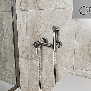 Гигиенический душ Rush Melos SUS1101-99Grey графит купить в интернет-магазине сантехники Sanbest