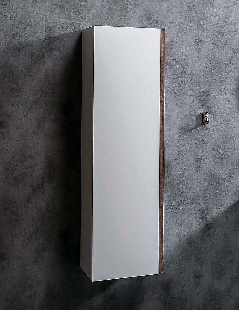 Пенал Armadi Art Capolda белый ручка дерево для ванной в интернет-магазине сантехники Sanbest