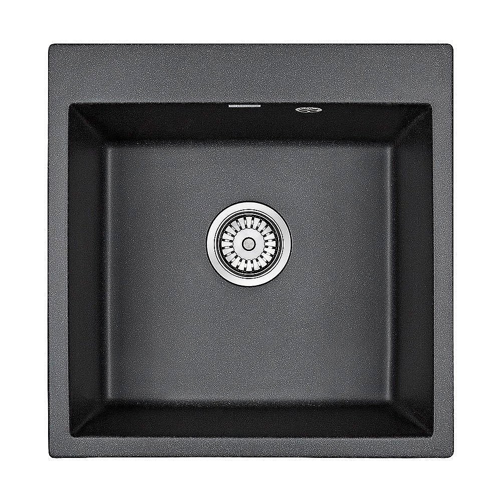 Мойка кухонная Paulmark Praktisch PM205546-BL Черная купить в интернет-магазине сантехники Sanbest