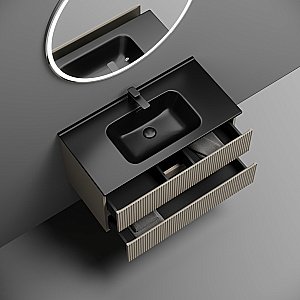 Тумба с раковиной Sancos Snob T 90 SNT90CE бежевая матовая для ванной в интернет-магазине Sanbest