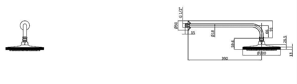 Душевая система Burlington Guild GUSHOWERPACKSQ3G золото купить в интернет-магазине сантехники Sanbest