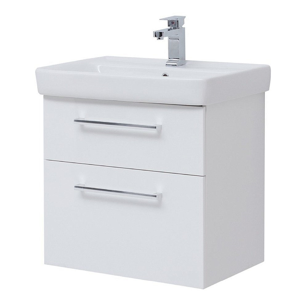 Тумба с раковиной Dreja Q Max 70 белый для ванной в интернет-магазине Sanbest