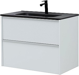 Тумба с раковиной Aquanet Вита 330475 80 белый матовый для ванной в интернет-магазине Sanbest