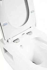 Унитаз подвесной BelBagno Loto BB070CHR/SC безободковый, с крышкой микролифт, с инсталляцией и кнопкой хром купить в интернет-магазине Sanbest