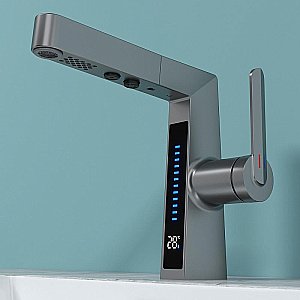 Смеситель для раковины Black&white Sky Day SD3029GM оружейная сталь матовая купить в интернет-магазине сантехники Sanbest