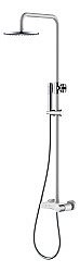 Душевая система Boheme STICK WHITE DIAMOND CHROME 128-WCR белый/хром купить в интернет-магазине сантехники Sanbest