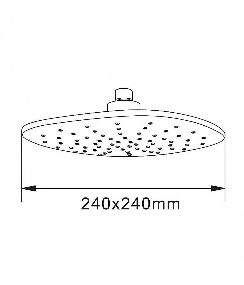 Верхний душ Agger Marine ATS05 хром купить в интернет-магазине сантехники Sanbest
