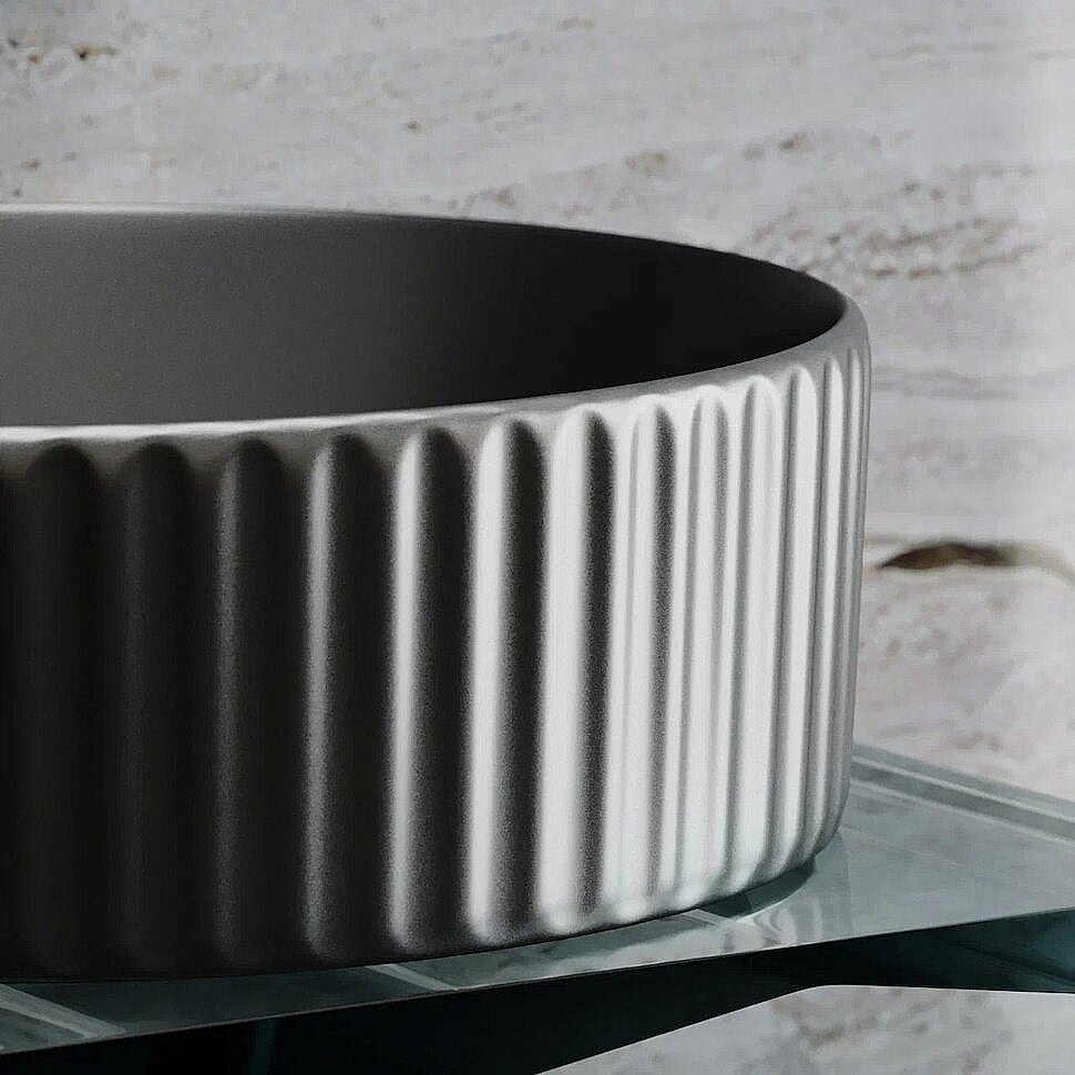 Раковина Ceramica Nova Element CN6057MDH темный антрацит матовый купить в интернет-магазине Sanbest