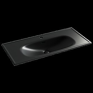 Тумба с раковиной Sancos CODE CD100GB/CN13003MB 100 серо - бежевый для ванной в интернет-магазине Sanbest