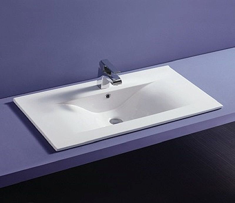 Раковина Ceramalux N 81 JY-807-80 белая купить в интернет-магазине Sanbest