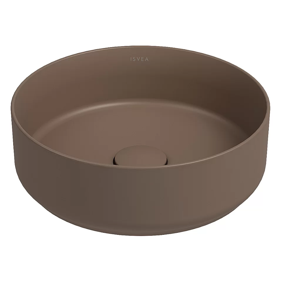 Раковина ISVEA Infinity 36 10NF65036SV-2H коричневый матовый купить в интернет-магазине Sanbest