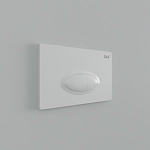 Кнопка для инсталляции D&K Rhein.Marx DB1399016 белая купить в интернет-магазине сантехники Sanbest