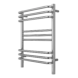 Полотенцесушитель электрический TERMINUS Прато П9 500х700 4670078531506 хром купить в интернет-магазине сантехники Sanbest