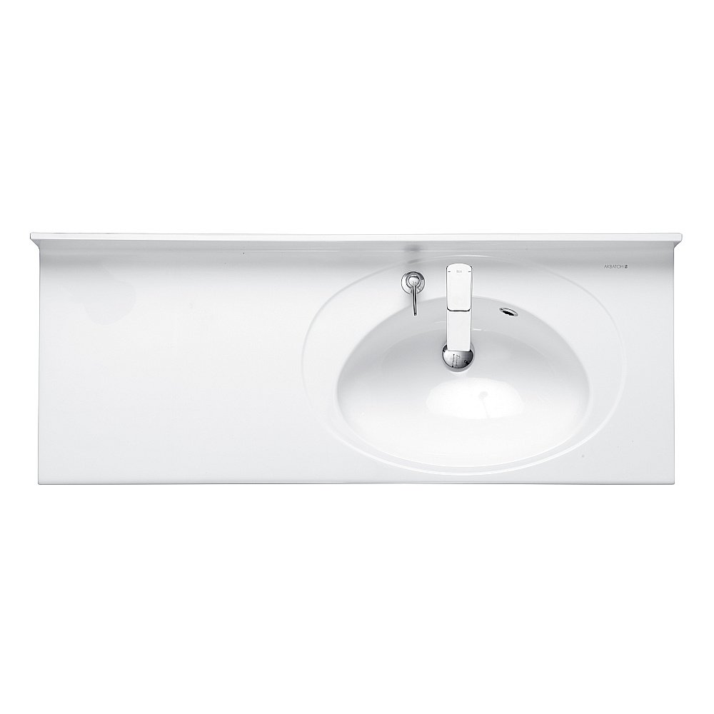 Раковина Акватон Отель 119 1A70093NOT01 белая купить в интернет-магазине Sanbest