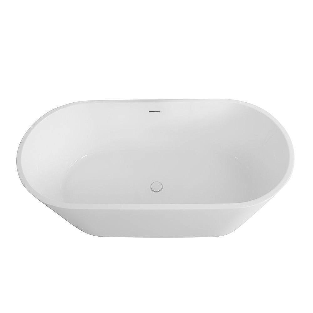 Ванна акриловая Art&Max AM-TORINO-1600-780 белая купить в интернет-магазине Sanbest