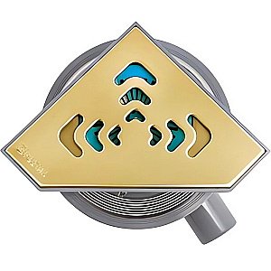 Душевой трап Pestan Confluo Standard 13000126 золото купить в интернет-магазине Sanbest