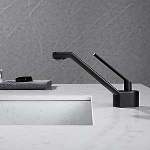 Смеситель для раковины Elghansa URBAN XQ 1613301-Black черный купить в интернет-магазине сантехники Sanbest