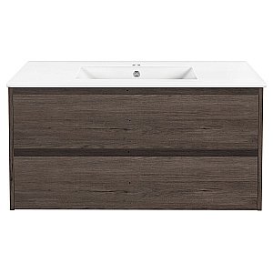 Тумба с раковиной Vincea Gio 100 R.Oak для ванной в интернет-магазине Sanbest