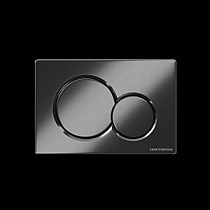 Кнопка для инсталляции Ceramica Nova Balance CN12-003GG вороненая сталь купить в интернет-магазине сантехники Sanbest