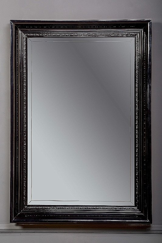 Зеркало Boheme NeoArt Terso 557 черное в ванную от интернет-магазине сантехники Sanbest