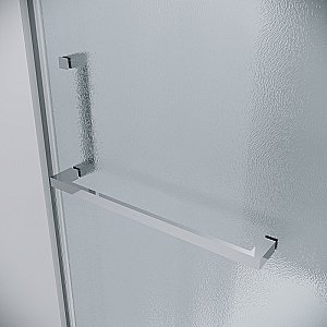 Душевая дверь Grossman Pragma 100 100.K33.03.100.10.02 стекло шиншилла/профиль хром купить в интернет-магазине Sanbest