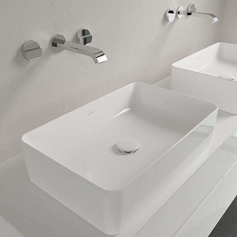 Раковина накладная Villeroy&Boch Collaro 56 4A205601 альпийский белый купить в интернет-магазине Sanbest