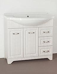 Тумба под раковину Style Line Олеандр-2 90 рельеф пастель купить в интернет-магазине сантехники Sanbest