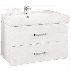 Тумба под раковину Акватон Америна 80 белая глянцевая купить в интернет-магазине сантехники Sanbest