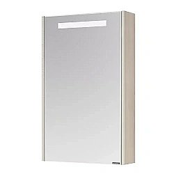 Зеркальный шкаф Акватон Верди 50 белый/ясень фабрик купить в интернет-магазине сантехники Sanbest