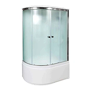 Душевая кабина AvaCan D120SRLED 120x80 с подсветкой, стекло матовое/профиль хром, правосторонняя купить в интернет-магазине Sanbest