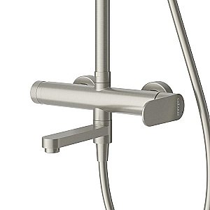 Душевая система Cezares STYLUS STYLUS-CVD-IN сатин купить в интернет-магазине сантехники Sanbest