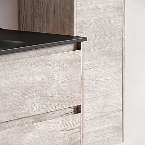 Тумба с раковиной Sancos Libra Floor 120 LB120F-2EG дуб галифакс натуральный для ванной в интернет-магазине Sanbest