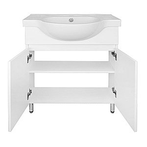 Тумба с раковиной Loranto Ирис CS00093566 70Н белая для ванной в интернет-магазине Sanbest