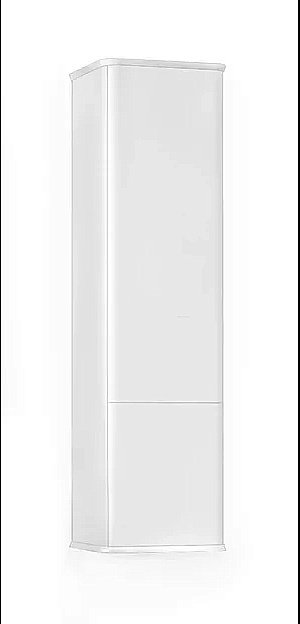 Пенал Jorno Pastel 125 Белый для ванной в интернет-магазине сантехники Sanbest