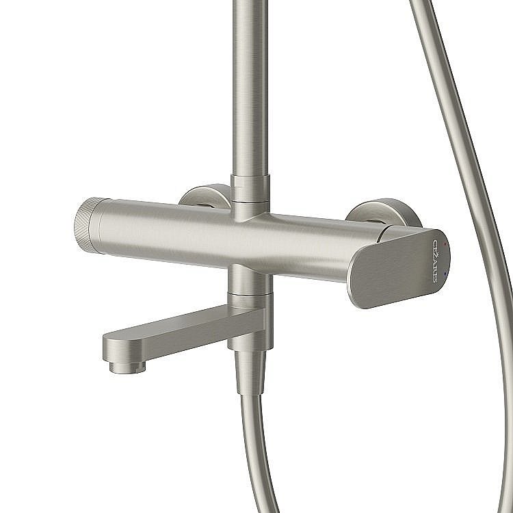 Душевая система Cezares STYLUS STYLUS-CVD-IN сатин купить в интернет-магазине сантехники Sanbest