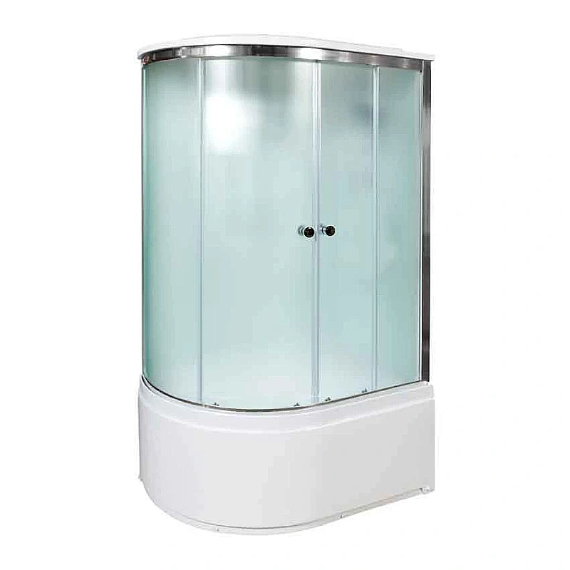 Душевая кабина AvaCan D120SRLED 120x80 с подсветкой, стекло матовое/профиль хром, правосторонняя купить в интернет-магазине Sanbest
