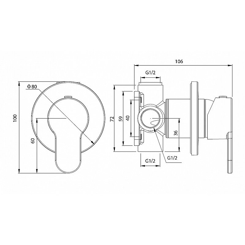 Гигиенический душ Elghansa Dynamic 34R1083-White (Set-51) белый купить в интернет-магазине сантехники Sanbest