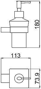 Диспенсер Allen Brau Infinity 6.21006-31 черный купить в интернет-магазине сантехники Sanbest