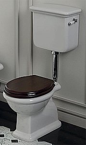 Унитаз SIMAS Lante LA01 с боковой ручкой хром, белый купить в интернет-магазине Sanbest