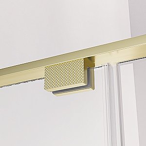 Душевой уголок Veconi Premium Alassio SP G AL-SP-15080-00-G-C4 150х80 стекло прозрачное осветленное/профиль брашированное золото купить в интернет-магазине Sanbest