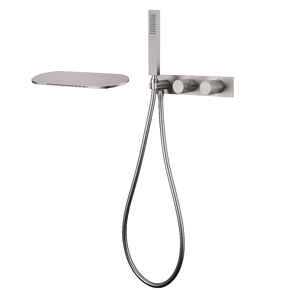 Смеситель для ванны Abber Rund AF8731SP сатин купить в интернет-магазине сантехники Sanbest