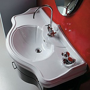 Раковина подвесная Azzurra Jubilaeum 110 JUB200/110 bi*1 белая купить в интернет-магазине Sanbest